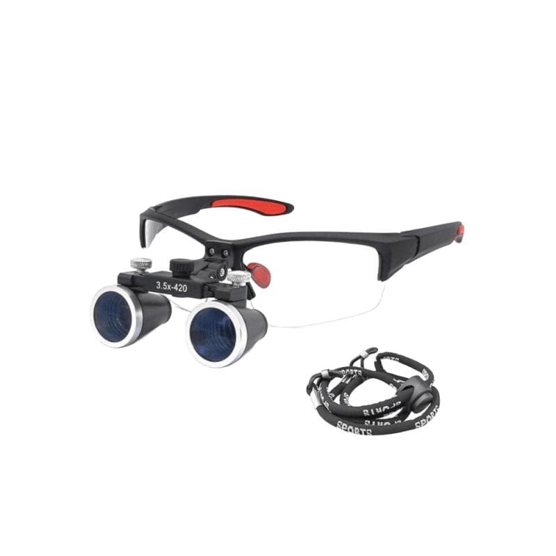Dental Loupes Magnification 3.5 X 420 Mm Black