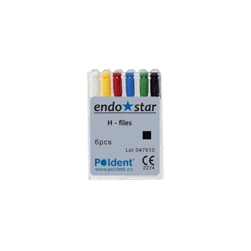 Poldent Endostar H Files #15-40 31 mm