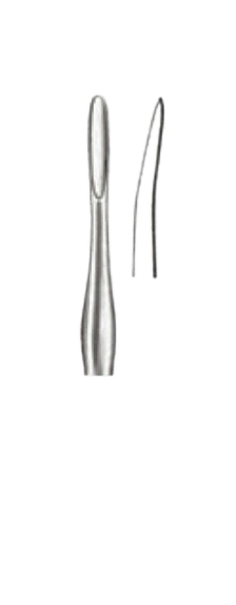 Root Elevator White 4 mm 8086 Straight Left