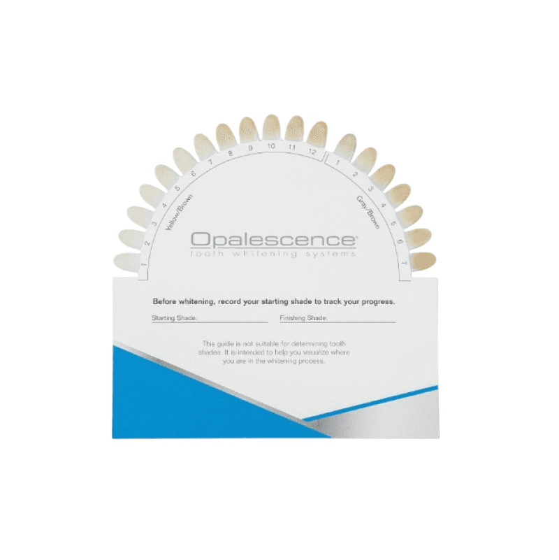 Opalescence Shade Guide Card