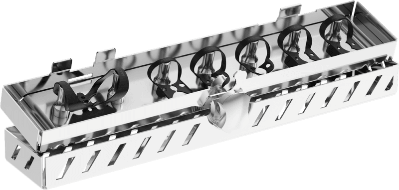 Locking Tray For 6 Stainless Steel Clamps