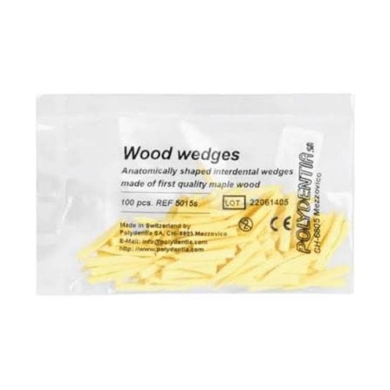 Polydentia Wooden Wedges Yellow Large