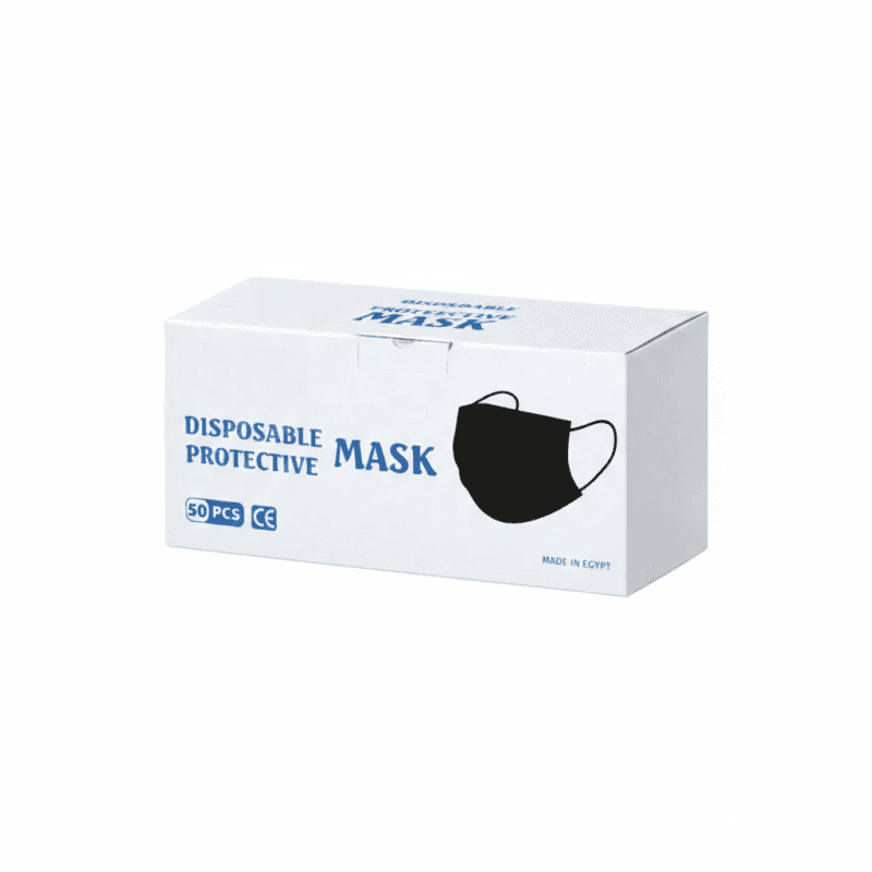 Boxes Of Imported Material Face Mask Melt-Blown Black