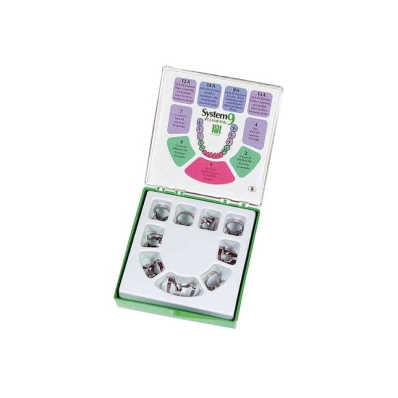Hygenic System 9 Winged Clamps Set