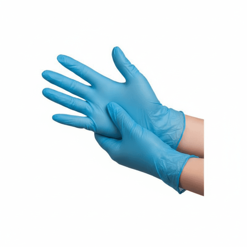 Vinyl Gloves Blue Medium