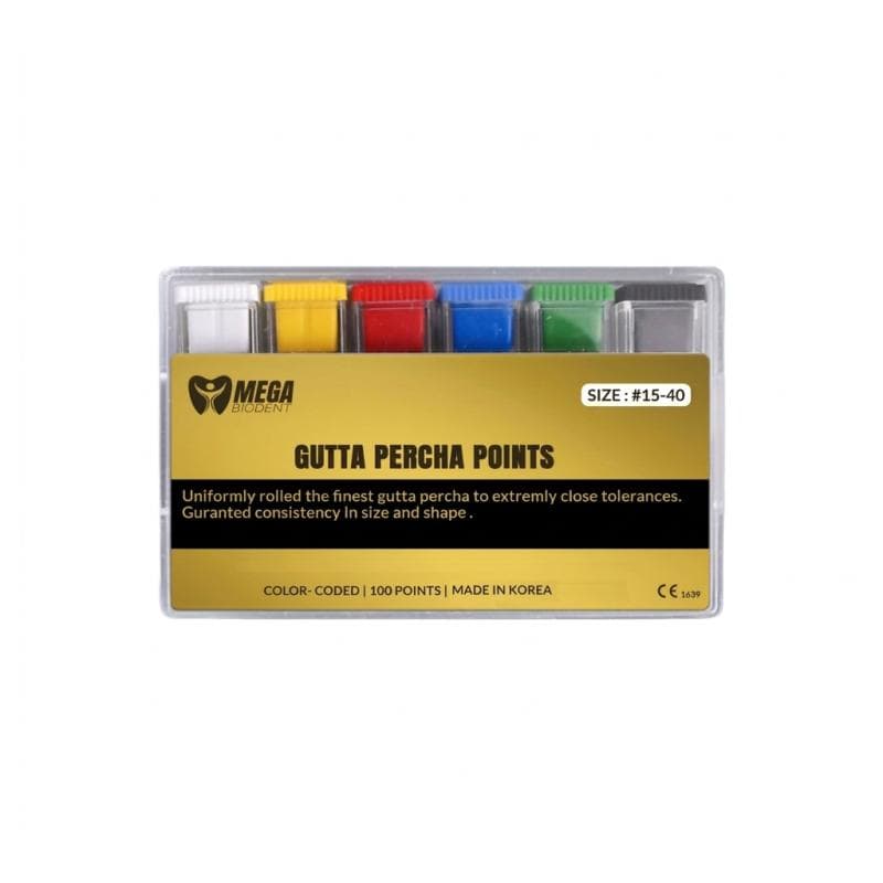 Gutta Percha Length Marked #15-40 Taper 2%