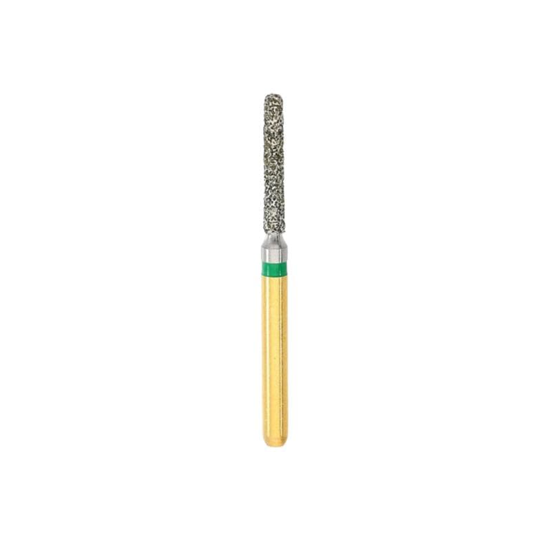Komet Di Green X - Long Straight Fissure Round Corner Bur Size 012 S6837KR.314.012