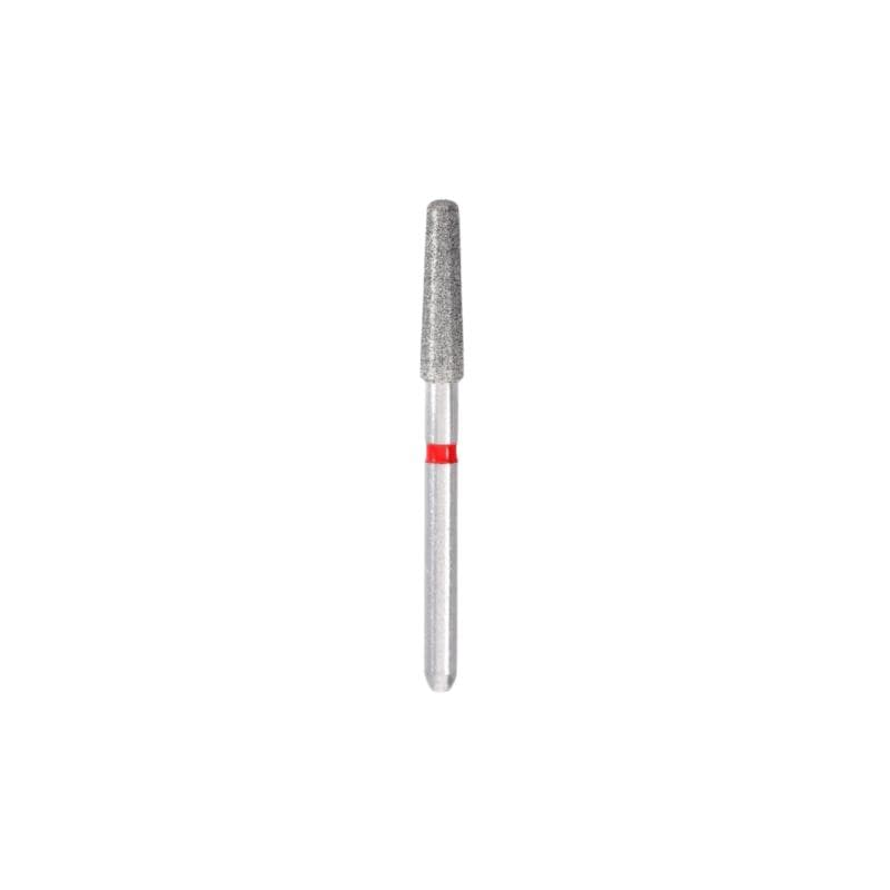 Komet Di Red Long Tapered Flat Round Corner FL Shoulder Bur Size 020 8951KR.314.020