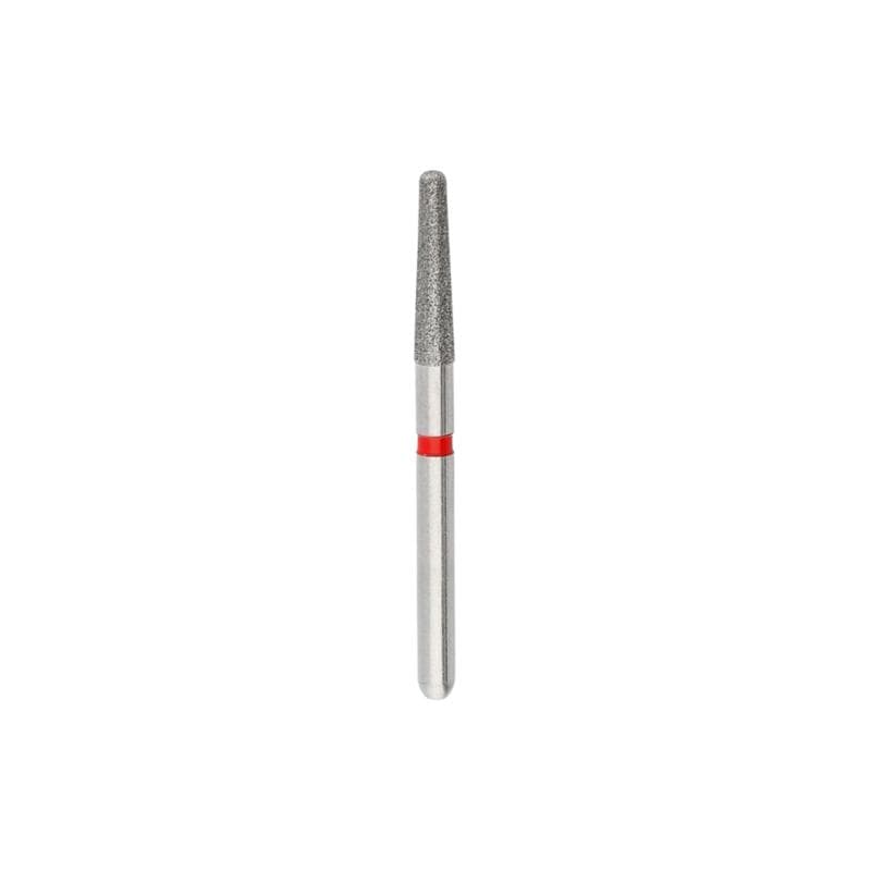 Komet Di Red Long Tapered Flat Round Corner FL Shoulder Bur Size 017 8951KR.314.017