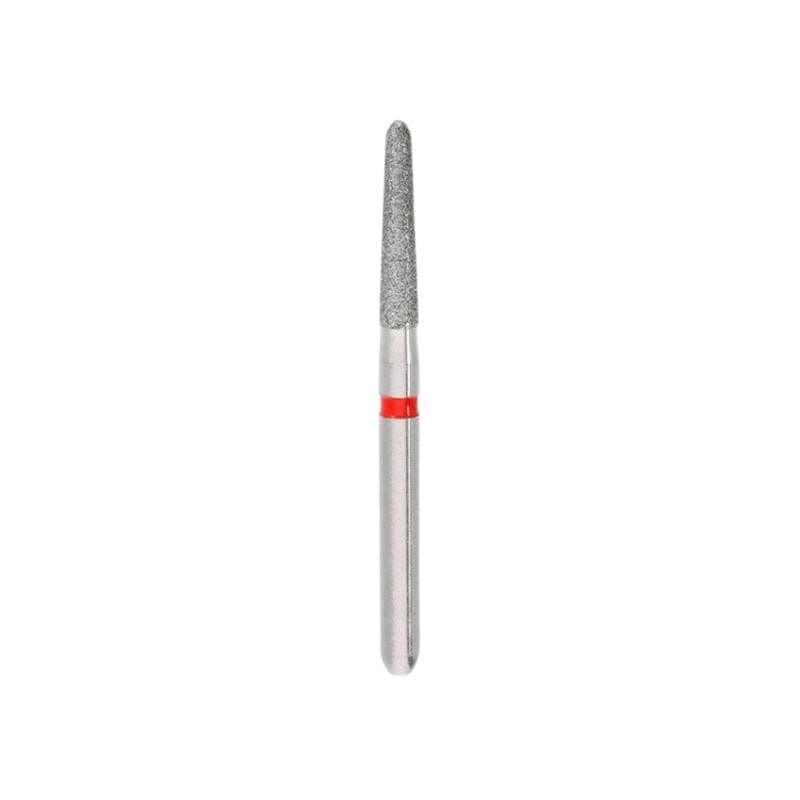 Komet Di Red Tapered Torpedo Round End Bur Size 016 8878K.314.016