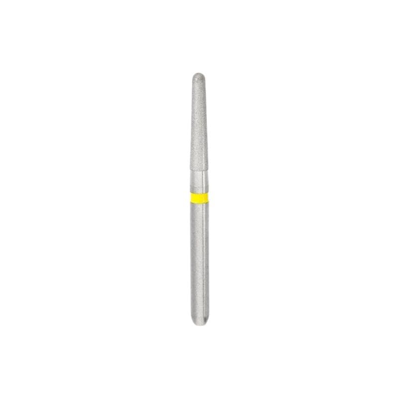 Komet Di Yellow Tapered Round Bur Size 016 856EF.314.016