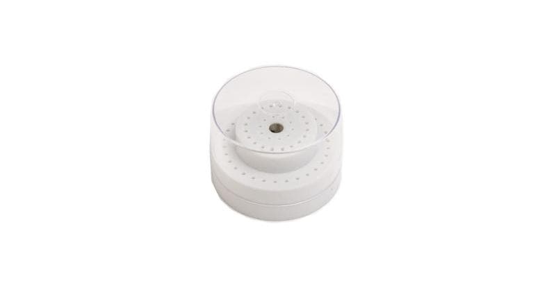 Bur Holder Round White 60 Holes