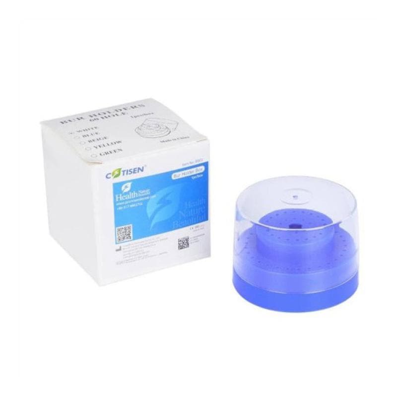 Bur Holder Round Blue 60 Holes