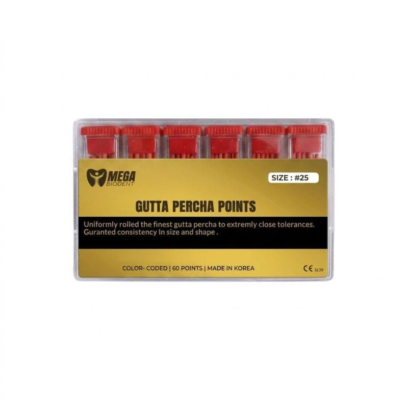Mega Biodent Gutta Percha #25 Taper 6%