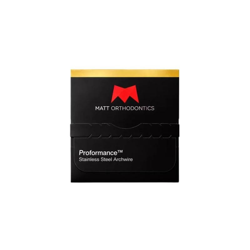 5 Packs Of Matt Ortho Stainless Steel ProFormance Archwires Rectangular Upper 0.018 x 0.022 + 1 Free