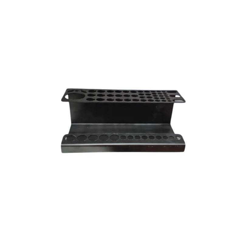 POP DentRack Composite Holder – L Black Metal for Tubes and Bottles and Files