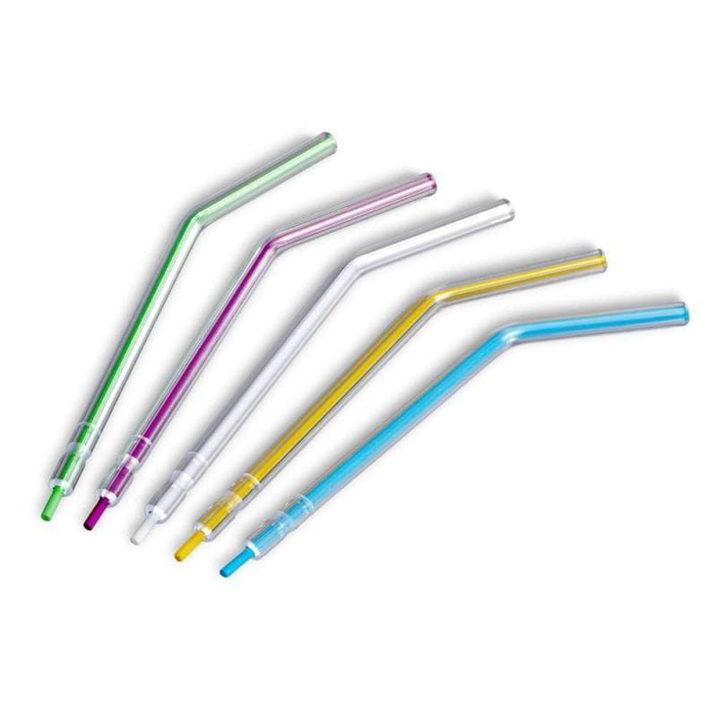 Air Water Plastic Syringe Tips Multicolor