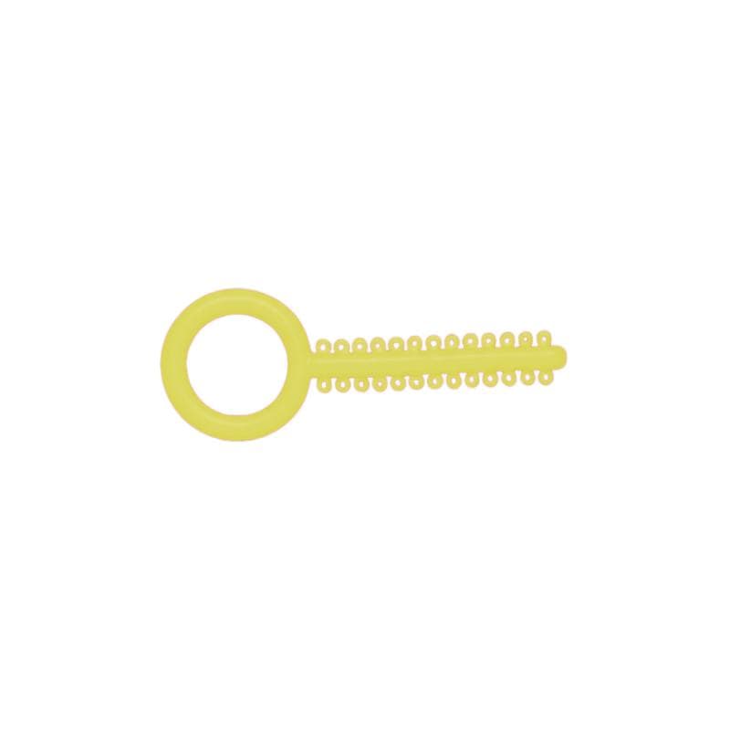 Matt Ortho O-Ties Clear Yellow Code 1
