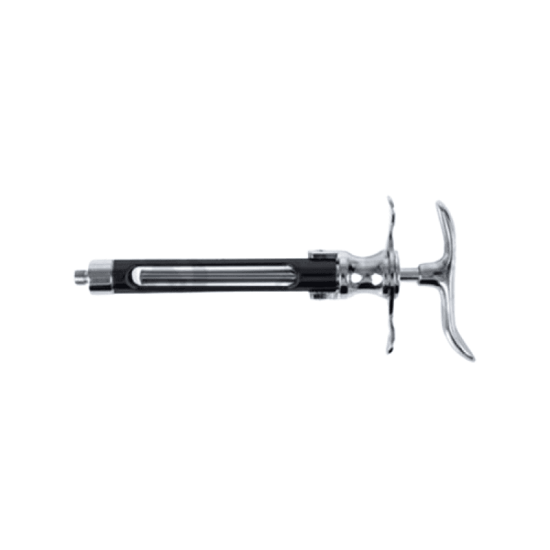 Anesthesia Syringe Euro Thread C3 2.2 ml - Black