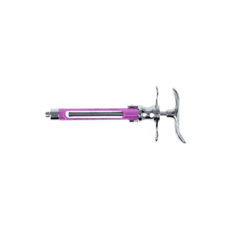 Anesthesia Syringe Euro Thread C4 2.2 ml - Pink