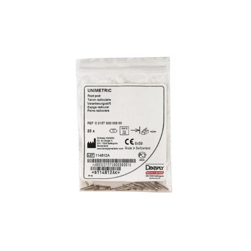 Unimetric Titanium Root Post 110S Blue