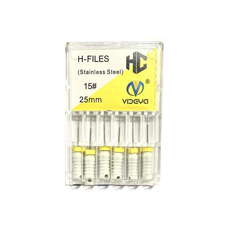 Videya Stainless Steel H-Files #15 - 25 mm