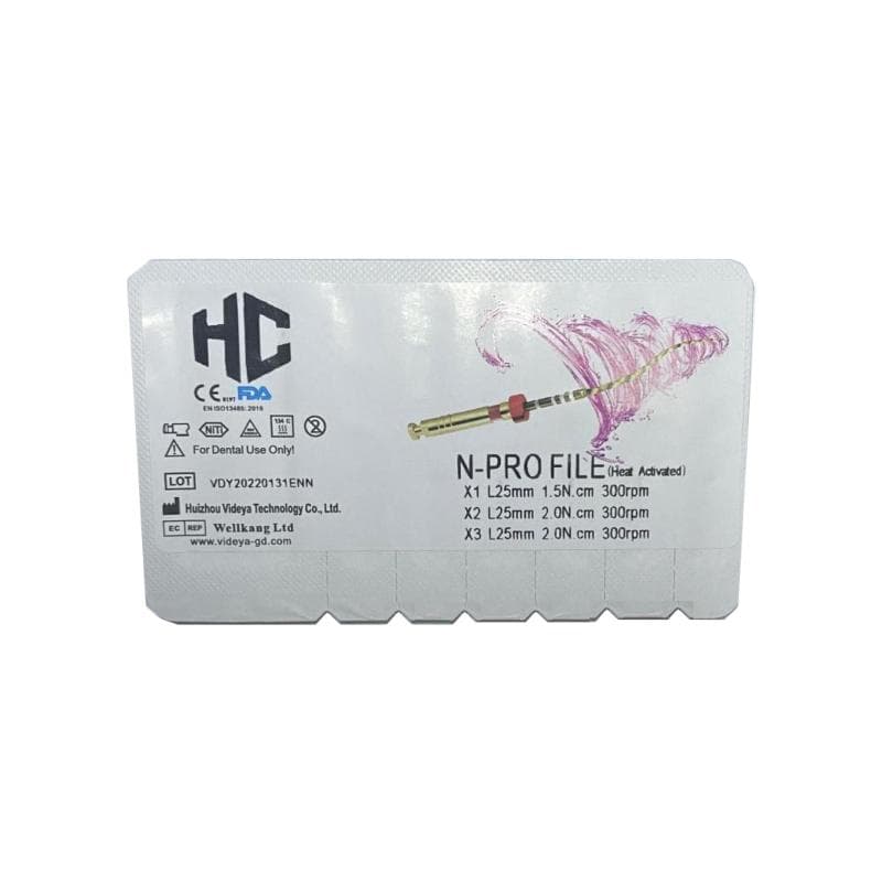 N-Pro Files Gold Assorted Kit 25 mm