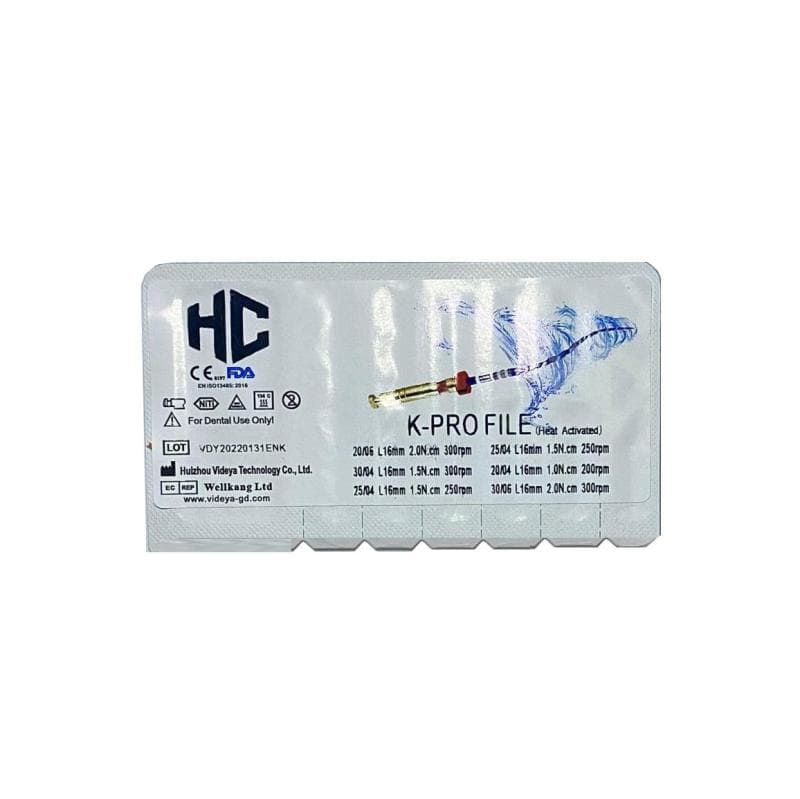 K-Pro Files Blue For Kids Assorted Kit - 16 mm