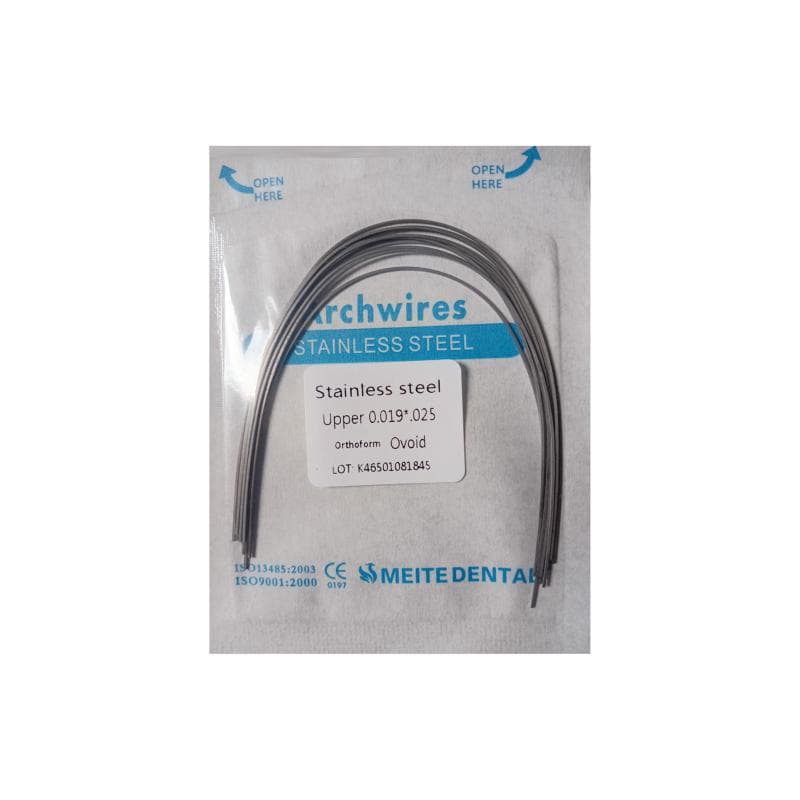 Stainless Steel Ortho Wire Round Upper 0.019 x 0.025 inch