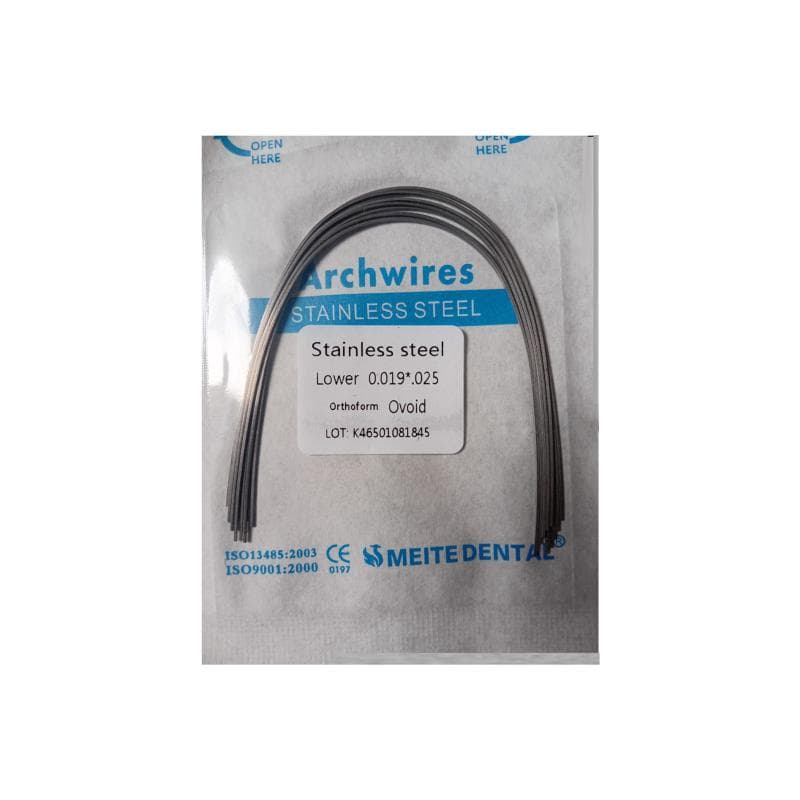 Stainless Steel Ortho Wire Round Lower 0.019 x 0.025 inch