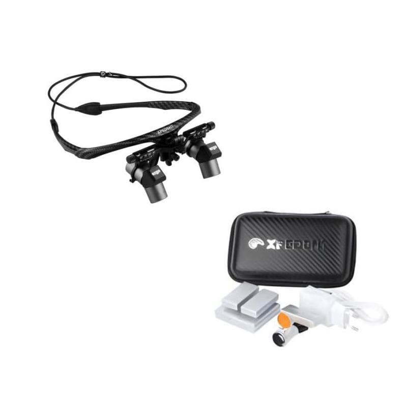 CarbonX Ergo Loupes 5.5x + Firefly Wireless Led