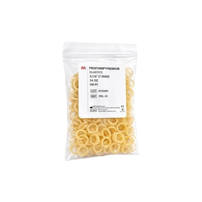 Matt Ortho Extraoral Elastics Medium 5/16 inch 14 oz