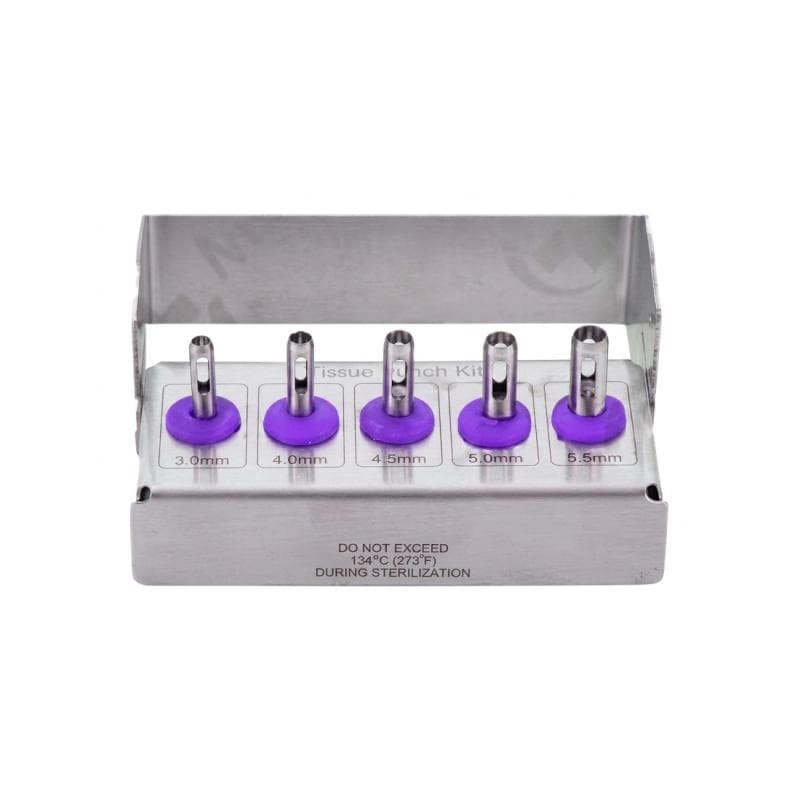 Tissue Punch Kit With Stand - 5 Pcs