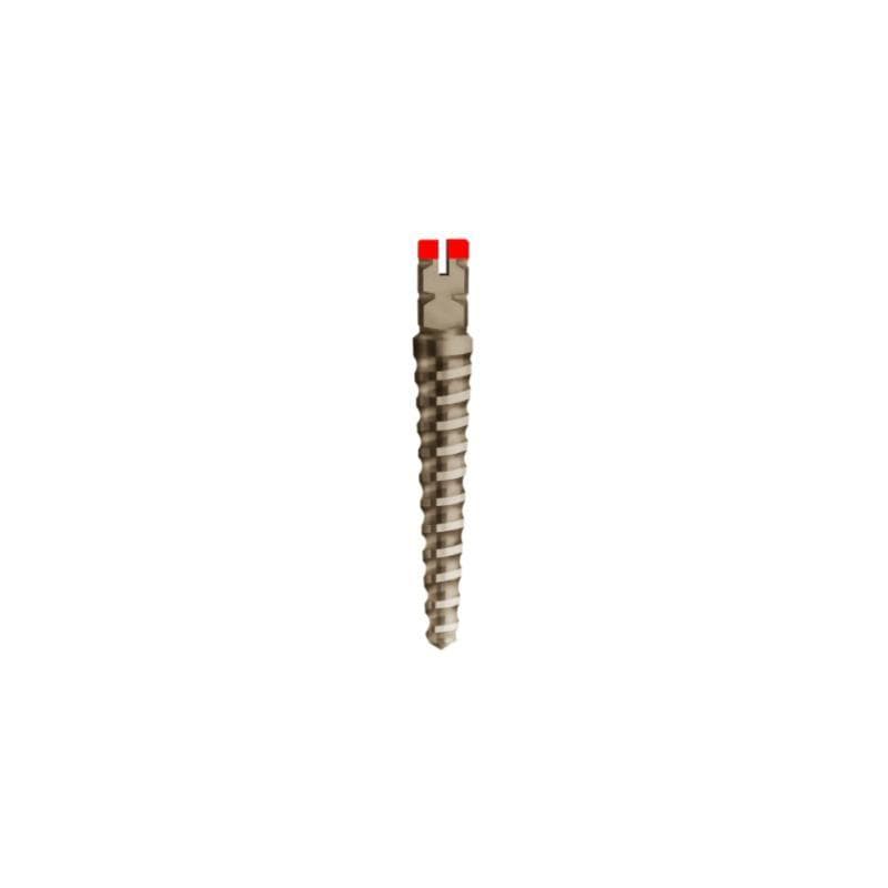 Unimetric Red Titanium Conical Post - 25 Pcs
