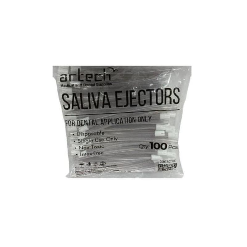 10 x Artech Saliva Ejectors Transparent