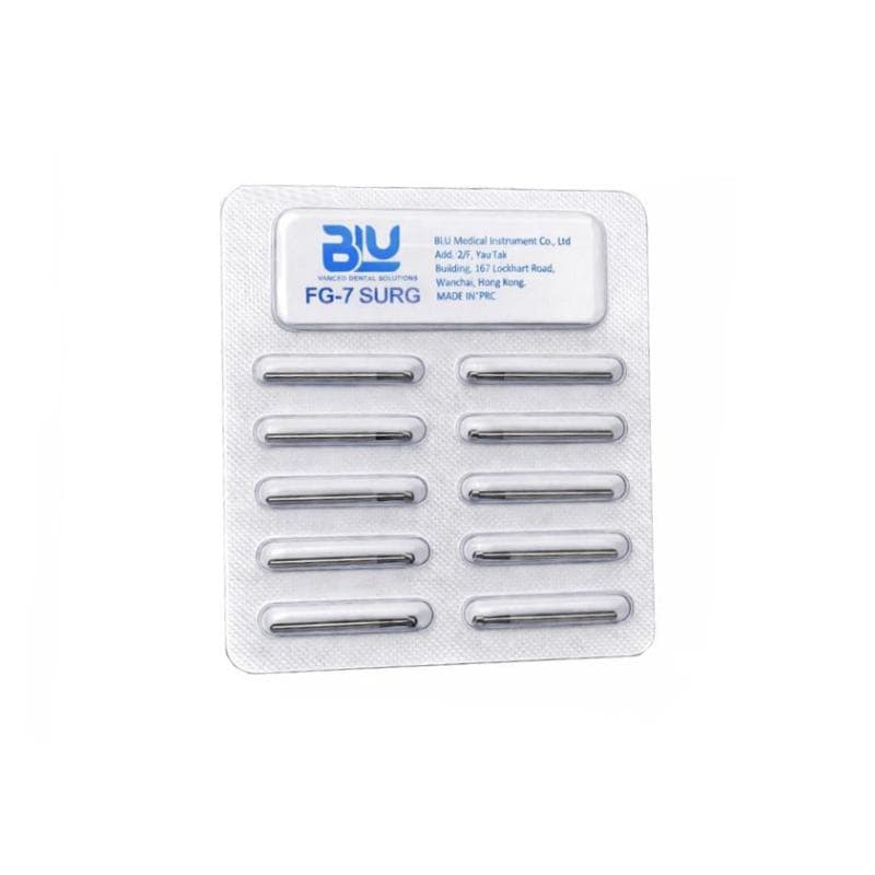 Blu Carbide Surgical Burs FG-SURG 7