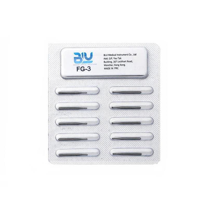 Blu Carbide Burs FG3