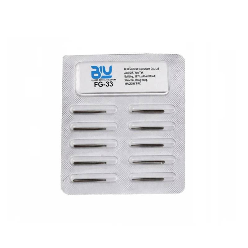 Blu Carbide Burs FG33