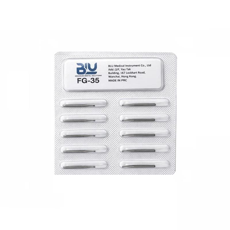 Blu Carbide Burs FG35