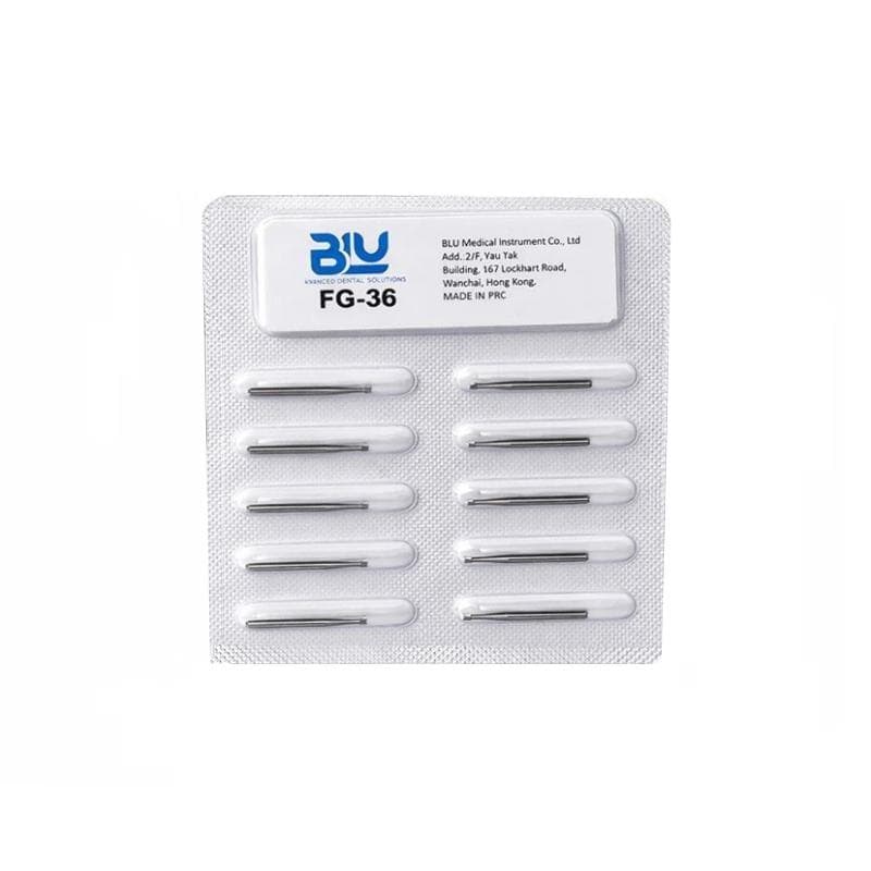 Blu Carbide Burs FG36