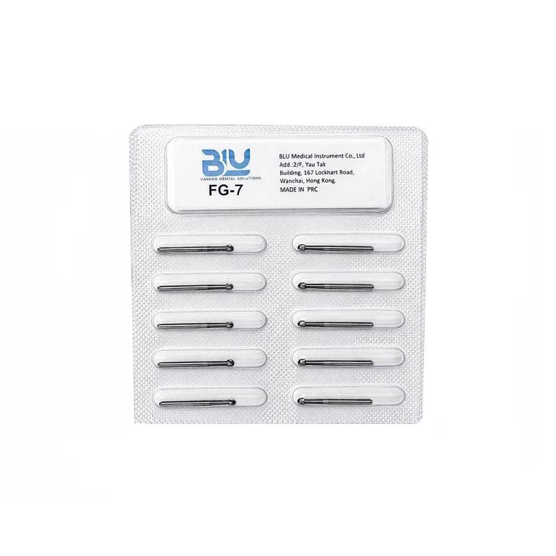 Blu Carbide Burs FG37