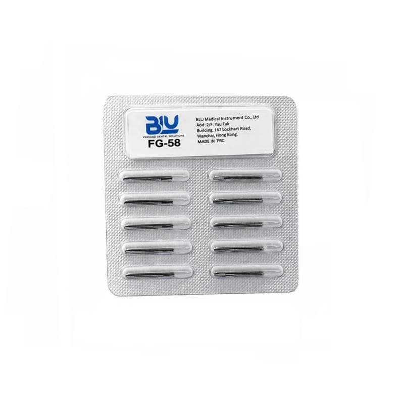 Blu Carbide Burs FG58