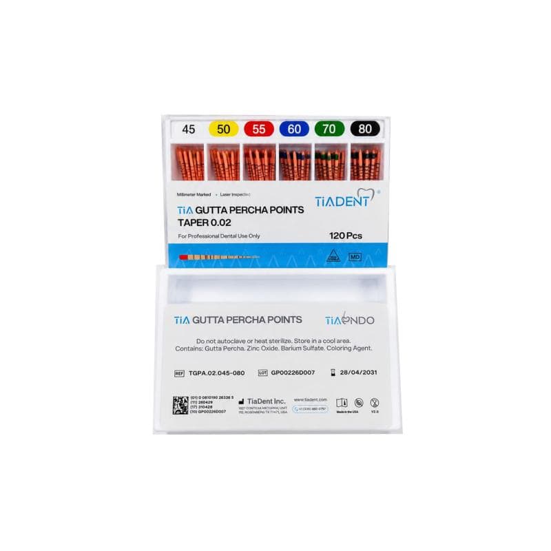 Tiadent Gutta Percha #45-80 - 02