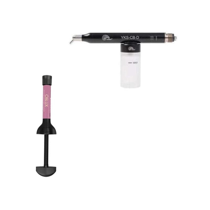 Xpedent Micro Prophy and SandBlaster + Olilux Syringe A1 or A3
