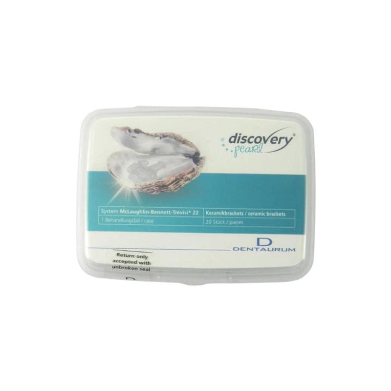 Dentaurum Discovery Pearl Ceramic Brackets MBT - 1 Case
