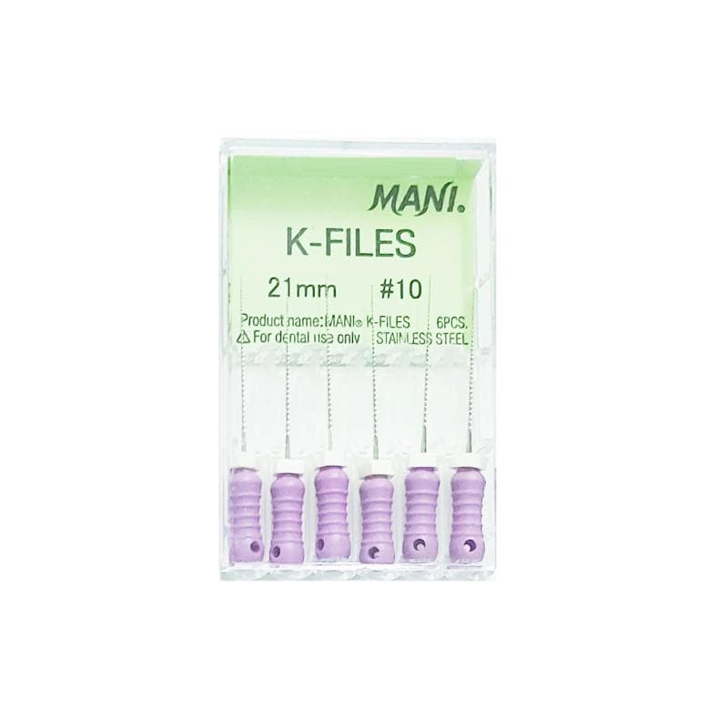 Mani K-Files #10 - 21 mm