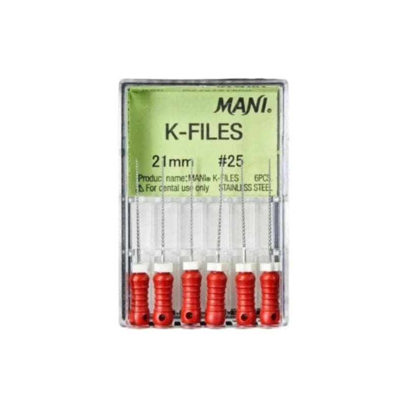 Mani K-Files #25 - 21 mm
