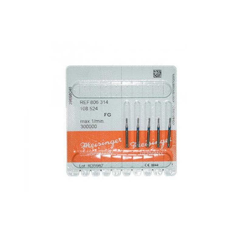 Meisinger Fissure Diamond Bur High Speed Size 010