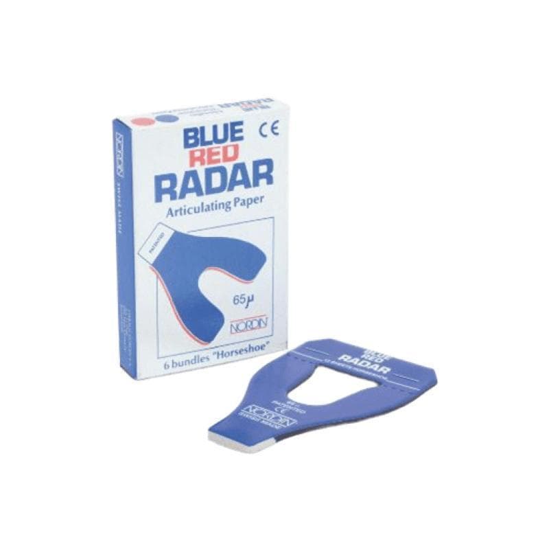 Nordin Blue Red Radar Articulating Paper Horseshoe