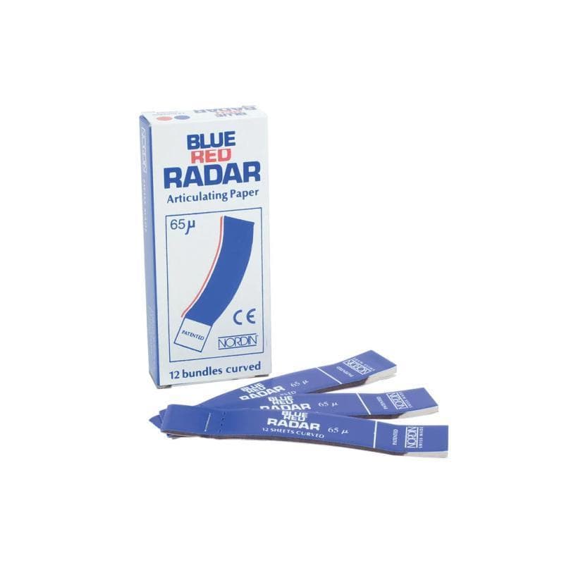 Nordin Blue Red Radar Articulating Paper Curved